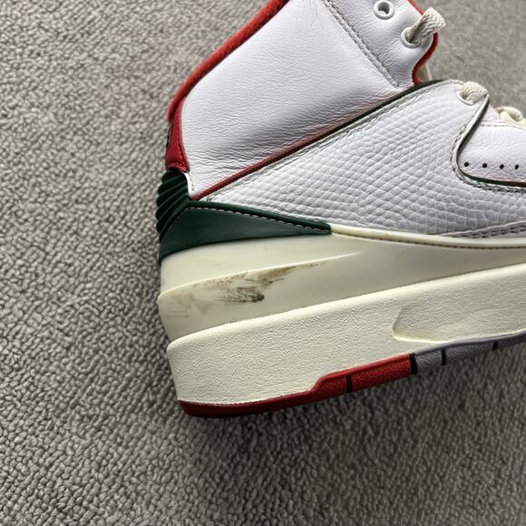 Nike Air Jordan 2 Retro (GS) Origins White Shoes Size 6.5 Youth Womens Size 8 - Picture 9 of 15